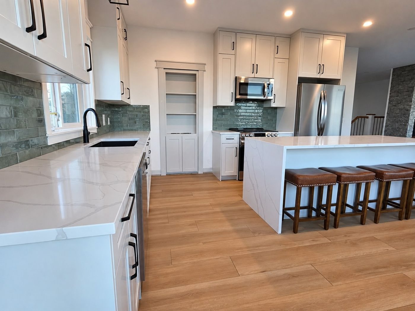 Finished kitchen