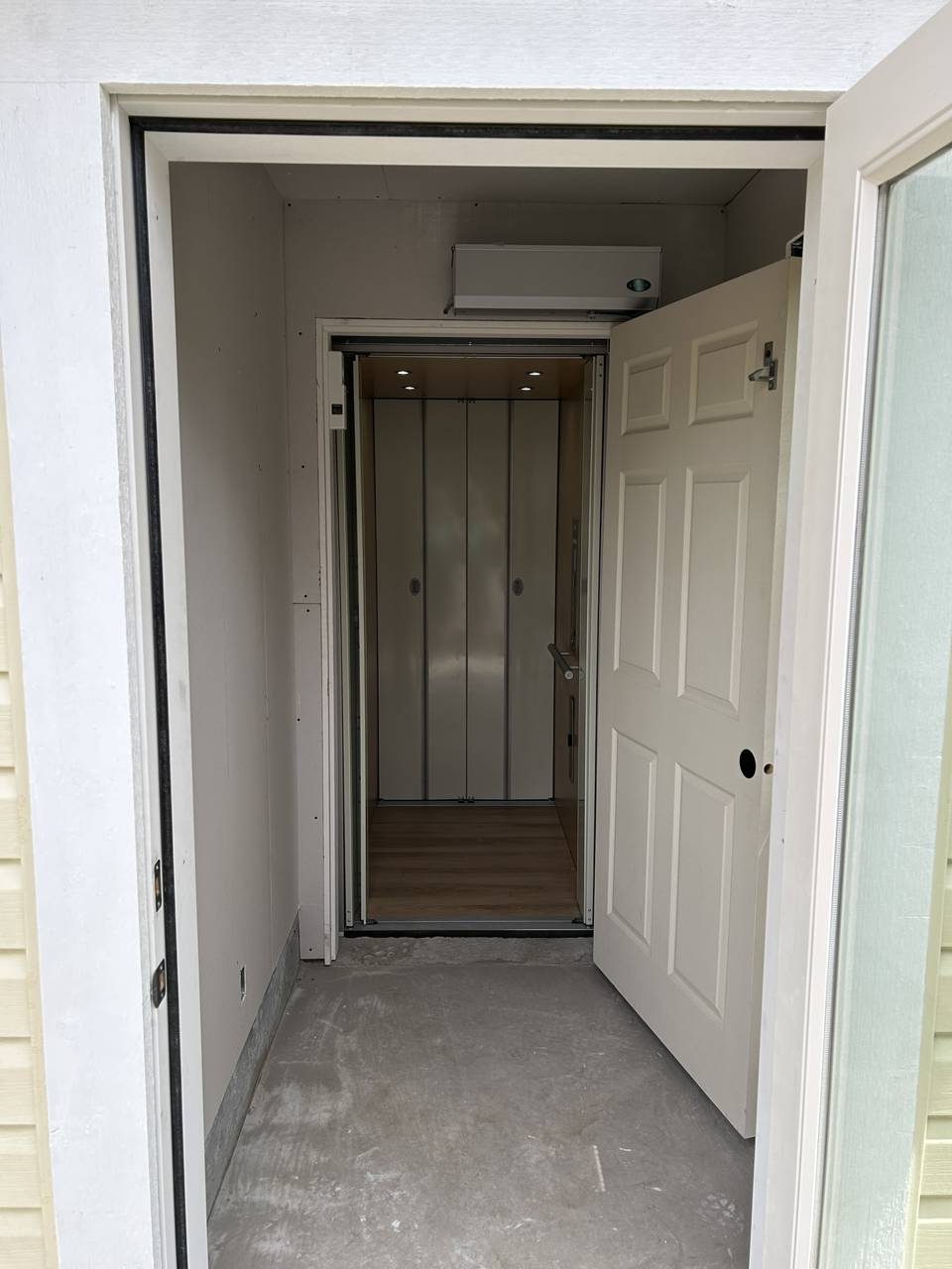 Mudroom and elevator addition - in progress - interior