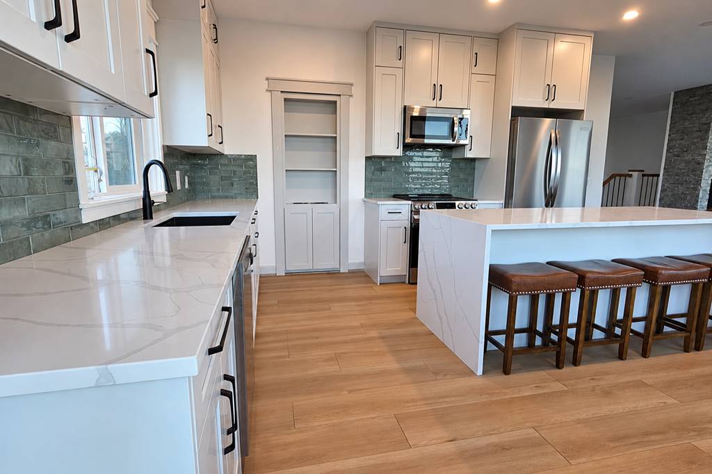 Kitchen renovation - after - counters