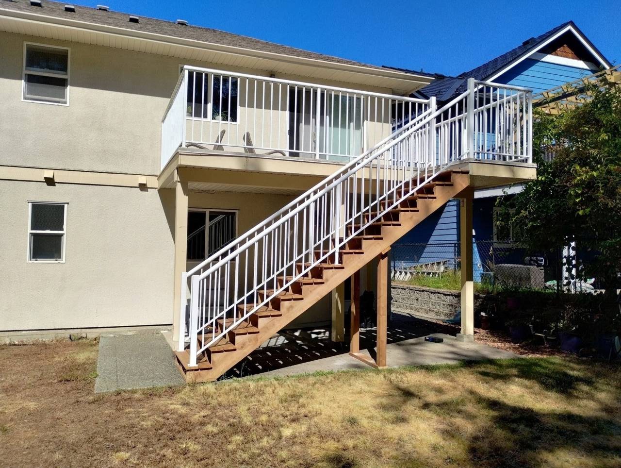 Exterior staircase - after