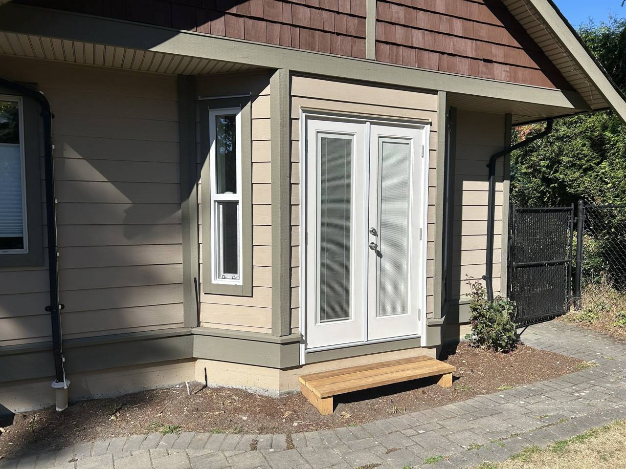 Window to door conversion - after